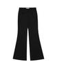 Mileko Button Pocket Bootcut Pt Black