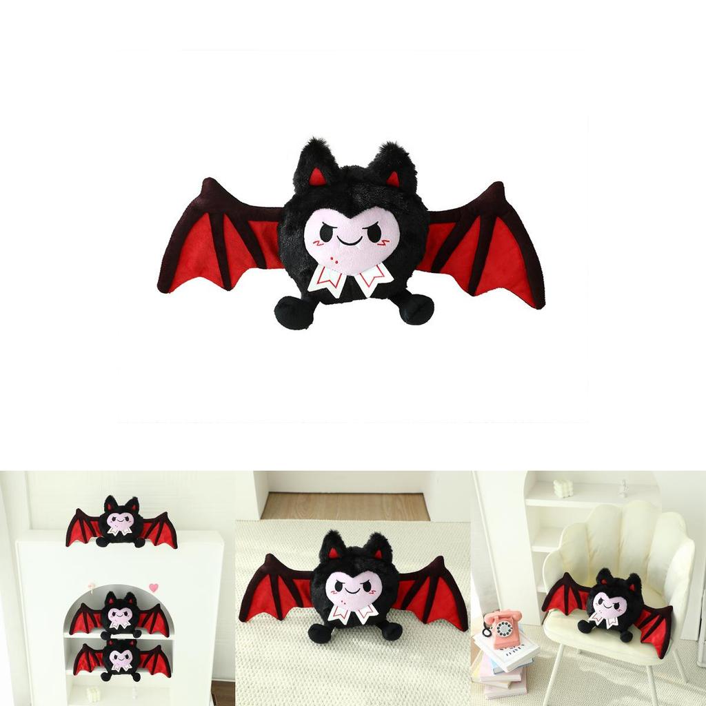 Bat Plush Toy Halloween Costume Character Roleplay Soft Doll For Kids And Adults