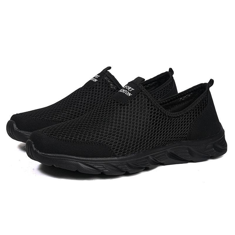 Men's Summer Mesh Slip-On Casual Shoes - Breathable, Lightweight Outdoor Walking Sneakers