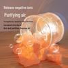 Nordic Himalayan Salt Lamp: USB-Powered Warm Bedside Night Light and Romantic Gift