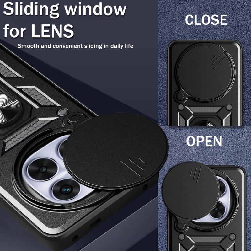 Für Poco X7 5G Hülle Stoßfest Panzer Magnetischer Halter Ring Hülle Für Xiaomi PocoX7 Poko Little X7 X 7 Linsenschutz Abdeckung