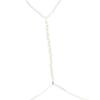Luxurious Chest Chain for Women Artificial Pearls Choker Chain Necklace Body Chain Night Club Body Jewelry for Formal