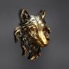 Copper-Plated Industrial Animal Wall Ornament - 3D Hanging Décor for Bar or KTV Background.