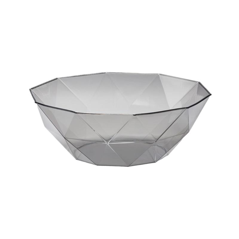 Irregular Desktop Fruit Bowl Basket Geometric Snacks Candy Storage Holder Transparent Fruit Plate Table Sundries Dropshipping