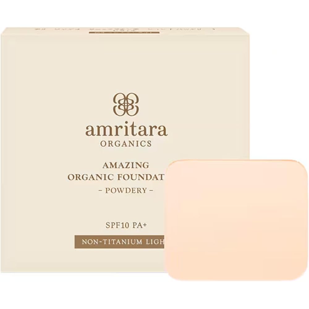 Amritara Amazing Organic Foundation Refill O3 Non-Titanium Light SPF10 PA+ 12g