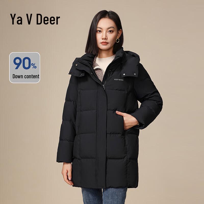 

Yalu Women s Premium Mid-Length Down Jacket S