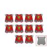 MOC Medieval Military Figures Weapons Building Blocks Knight Soldiers Shield Vest Armor Sword Ax Spear Bricks Toys Children
