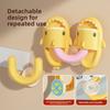 Bathroom Suction Cup Shoe Rack With Wall Mount For Organizing Toilets And Showers