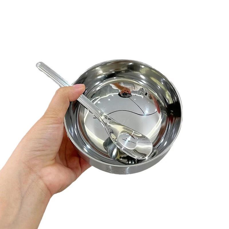 ZISIZ Kids' 304 Stainless Steel Zodiac Bowl with Spoon