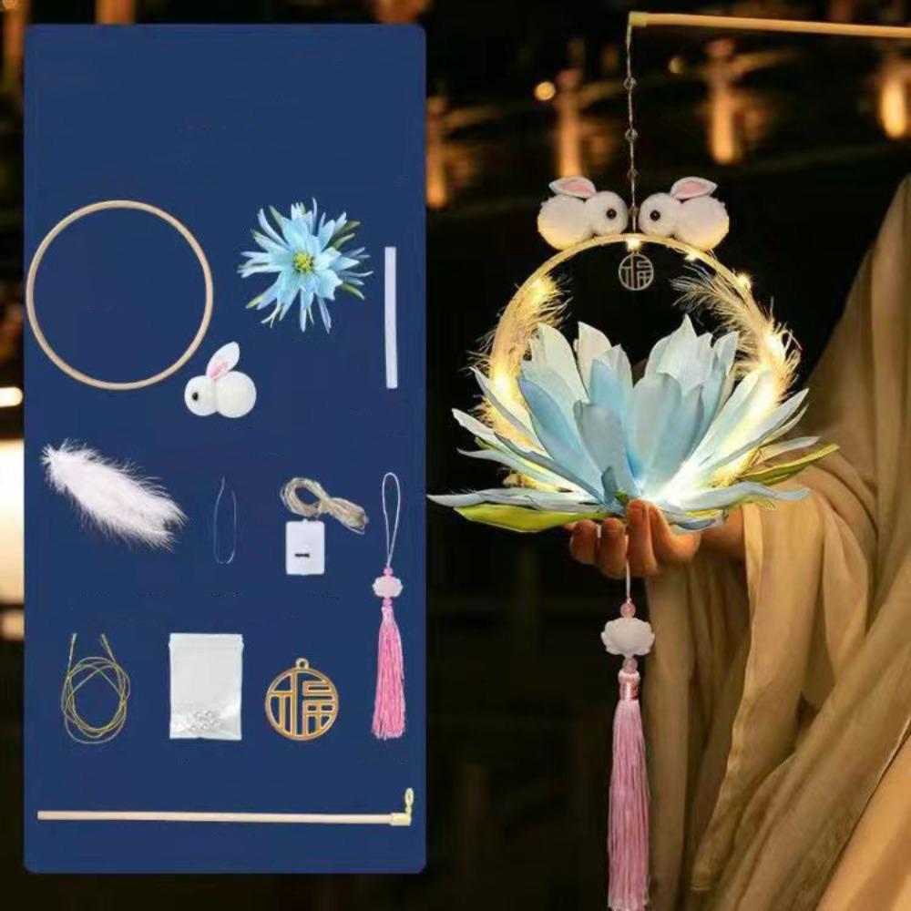Handmade Mid-Autumn Festival Lantern DIY DIY Material Bag Light-Up Butterfly Lantern  Toy