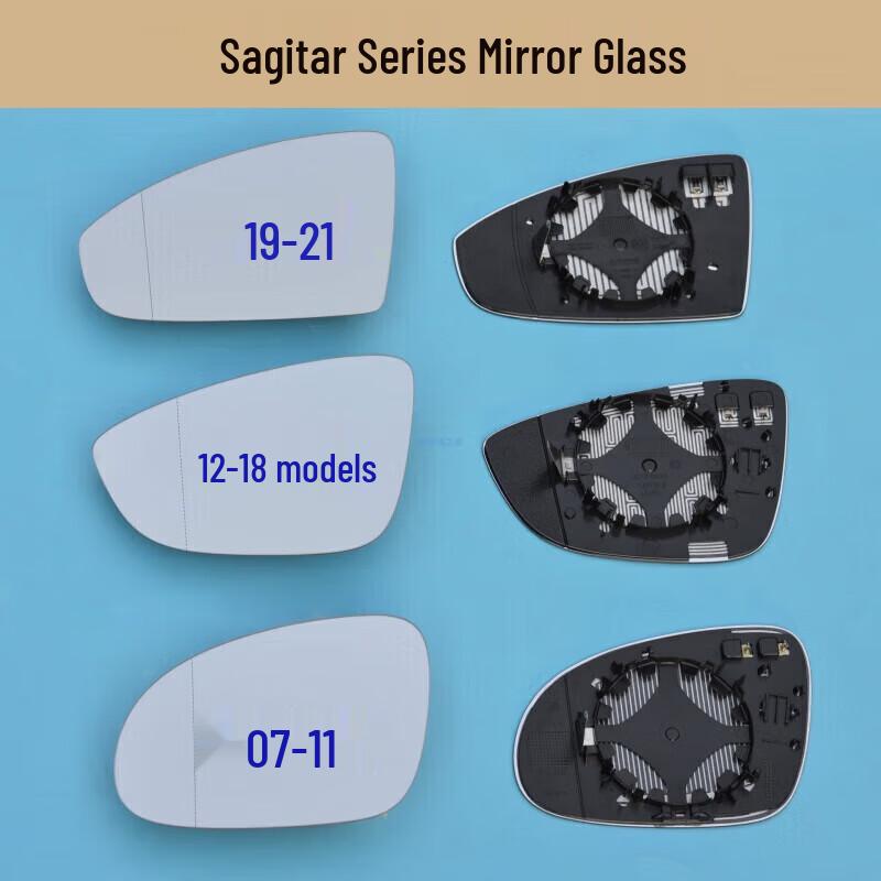 

Compatible Volkswagen Sagitar Heated Rearview Mirror Glass with Anti-Glare Function for New and Old Models 06-12 Sagitar Driver Heated Brand