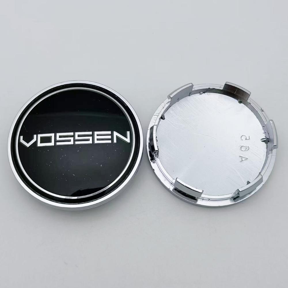 

4pcs Vossen Logo Emblem Car Wheel Center Caps 65MM (59MM I.D) Wheels Hub Hubcaps Auto Rim Center Cover Replace Car Accessories Vossen Badge&4pcs Wheel Caps