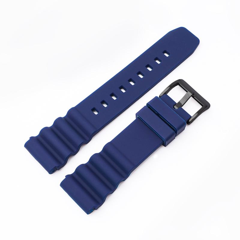 20mm 22mm Watch Band For Rolex Waterproof Diving Silicone Bracelet For Omega Seiko SKX007 SRP777J1 Sports Strap For Citizen
