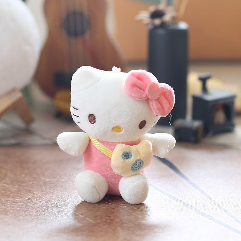 With And Bow Skirt Plush Toy Pendant Keychain For Kids Teens And