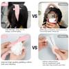 New 4set Heatless Curling Rod Plush Head Hair Curler Wave Form Curl Rod Sponge Curling Bouncy Curling Hair Hair Rollers