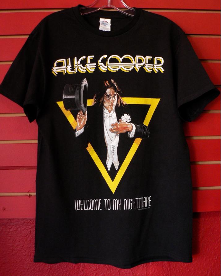 Alice Cooper  Welcome to My Nightmare Album Cover Tshirt size S5XL Unisex T-Shirt L
