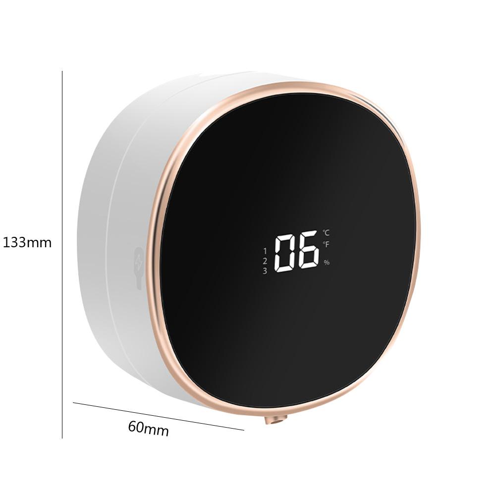 

280 мл Умный дозатор мыла Автоматические дозаторы мыла-пены Светодиодный дисплей температуры Бесконтактный датчик движения Дозатор жидкого мыла белый