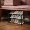 high quality1pc Multi Tier Shoe Rack Minimalist, 3 Tiers Home Storage & Organization Durable Shelf Shoe Storage Rack, Easy to Assemble Shoe Storage
