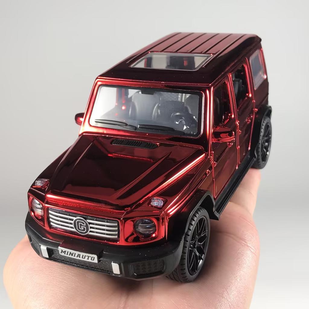 1:32 Mercedes Benz G500 G800 Geländewagen Legierung Metall Druckguss Modellauto Jungen Hohe Simulation Miniatur Weihnachtsgeschenk Spielzeug