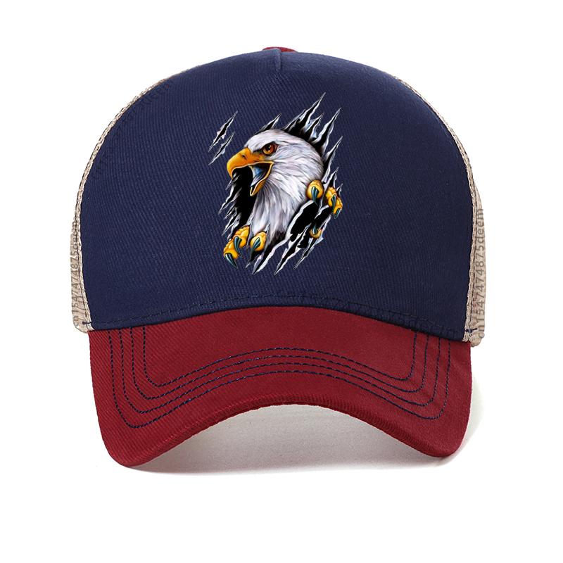 Eagle 3D Print Unisex's Baseball Cap Unisex Breathable Mesh Trucker Hat Harajuku Pop Casual Adjustable Dad Hats Guevara