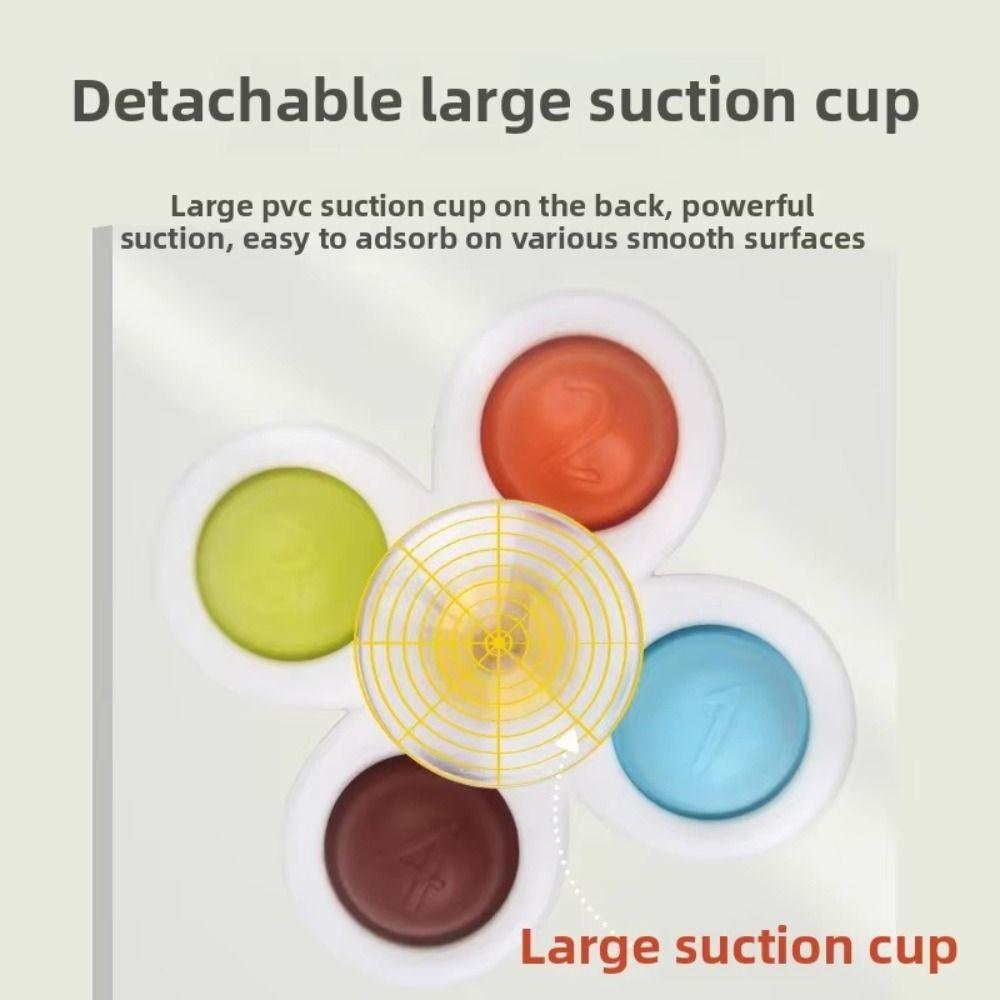 Suction Cup Base Suction Cup Toy Cartoon Design Educational Toy Water Playing Toy  Early Education