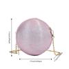 Rhinestone Ball Handbag Glitter Shinny Clutch Purse Portable Evening Banquet Bag  Wedding