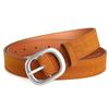 Ladies' Belt, Imitation Suede-like Surface, Vintage Style, Aged Look, High-end Feel, Silver Alloy Buckle, Versatile, Jeans Belt