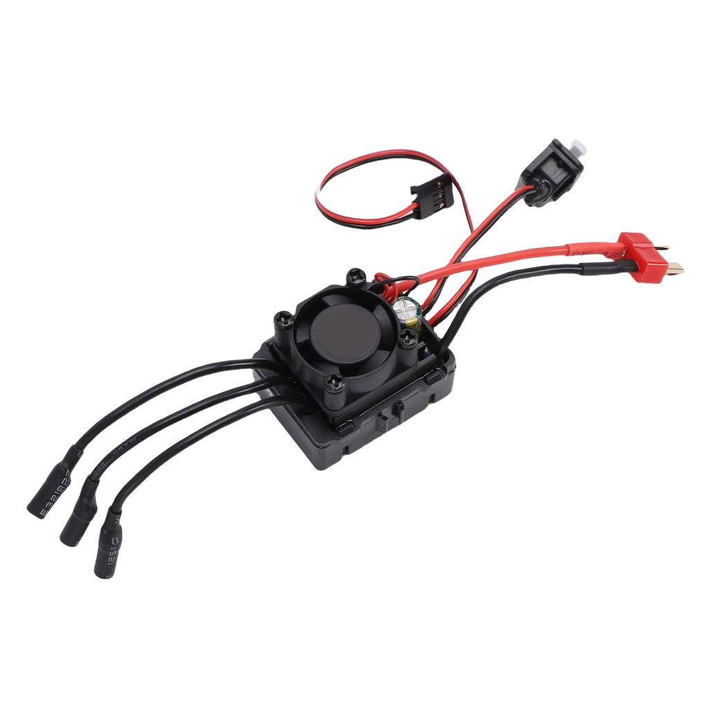 35A Brushless ESC for 1Celsius16 1Celsius14 RC Car, with Cooling Fan, Waterproof Rugged Design,  CelsiusNiMH Cutout, 120A Burst Current for Motors