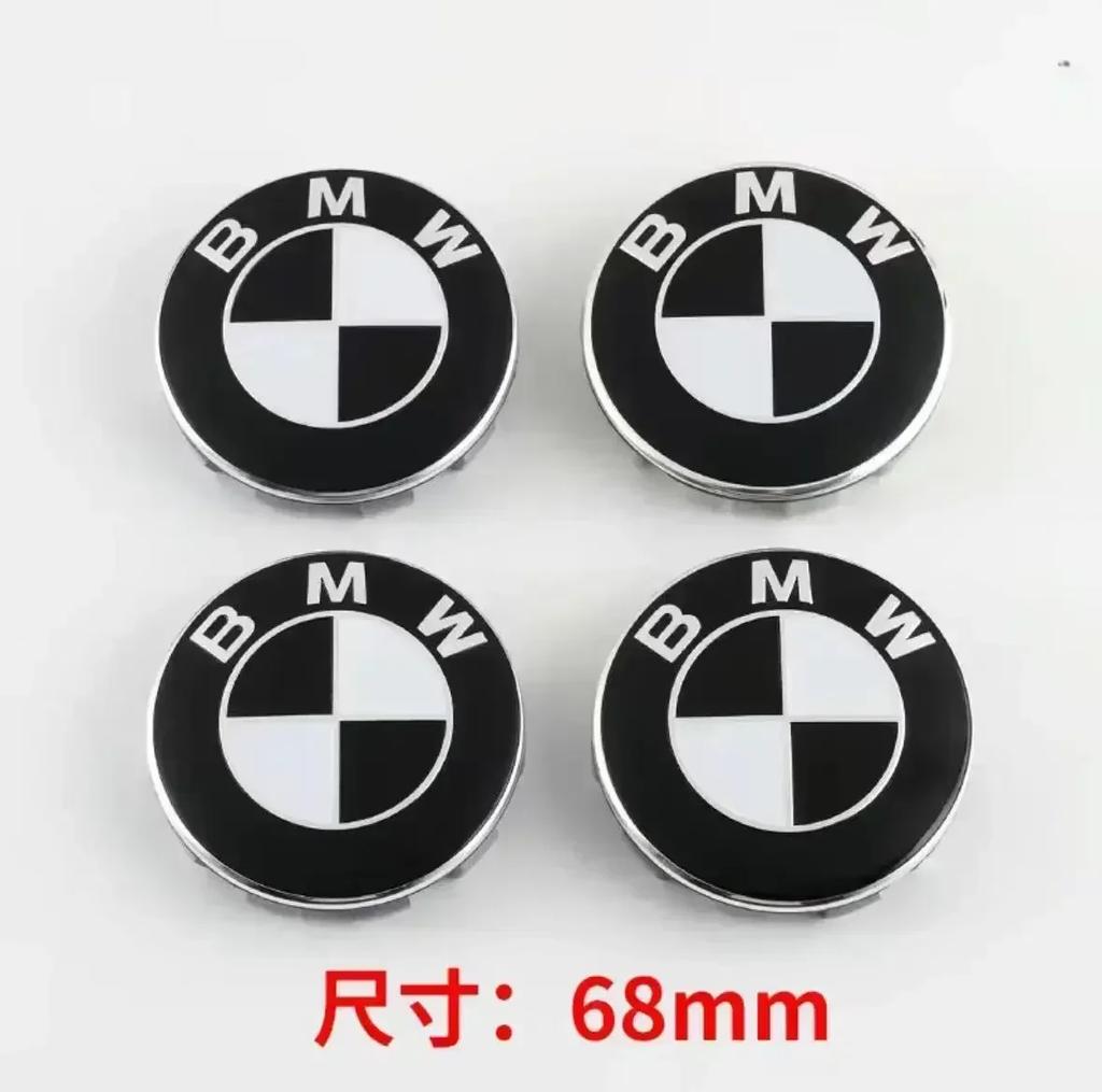 For BMW M X1 X3 For BMW Wheel Hub Caps For BMW 3 Series 5 Series E60 E90 F10 F30 E46 E39 X5 E53 E70 E38 Z4 4Pcs 56mm 68mm BMW Emblem