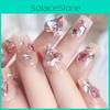 Handgemachte Nagelkunst Tragbare Nägel Ins High-End Pure Desire Wind Flash Diamant Nagelsticker Tragbare Nägel Großer Diamant Nagelsticker U12