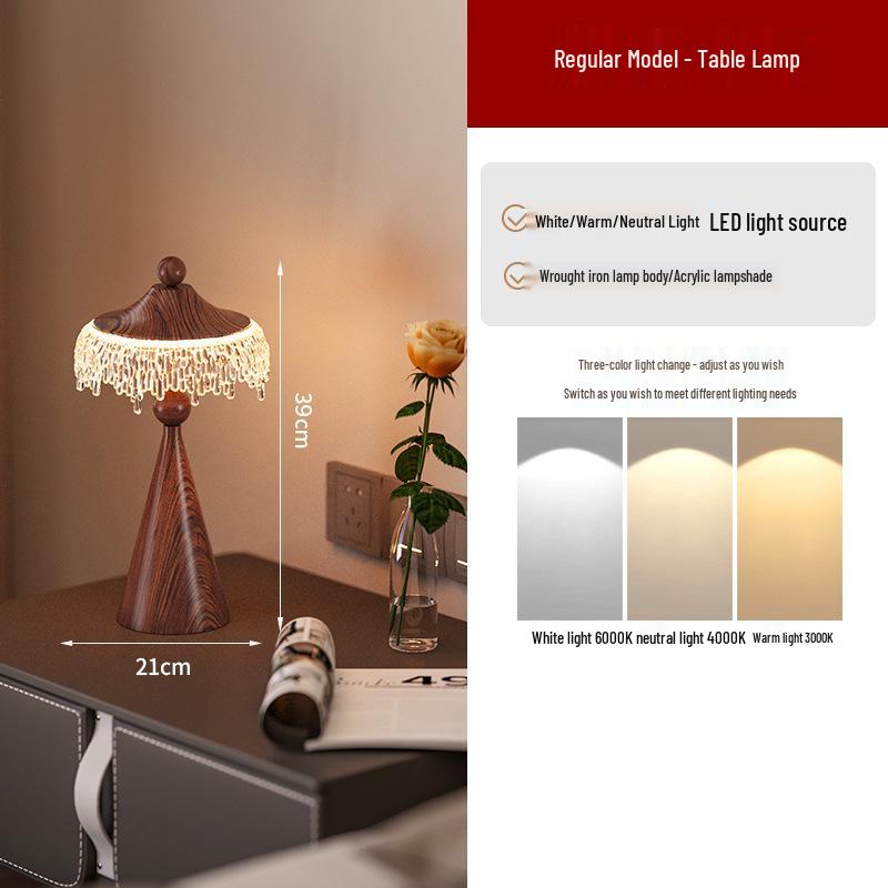 Mid-Century Style Walnut Pendant Light for Living Room, Dining Room, Hallway, Entrance, and Corridor Decor.