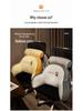 Ice Bean Soft Headboard Cushion: Protective Lumbar Support and Reading Pillow for Pregnant Women, Sofas, Beds, and Dorms.