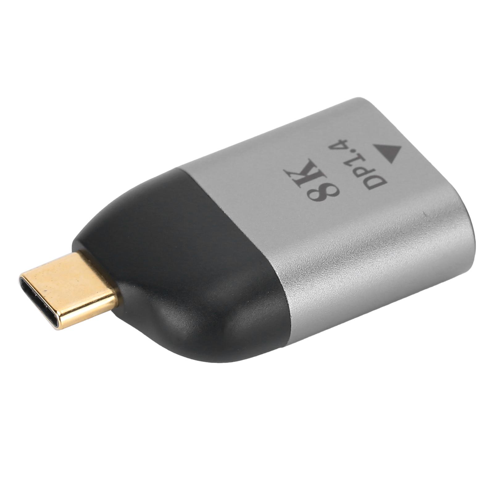 

Aluminum Alloy Shell TypeC Male to DP Adapter Converter Connector for Windows Android OS X