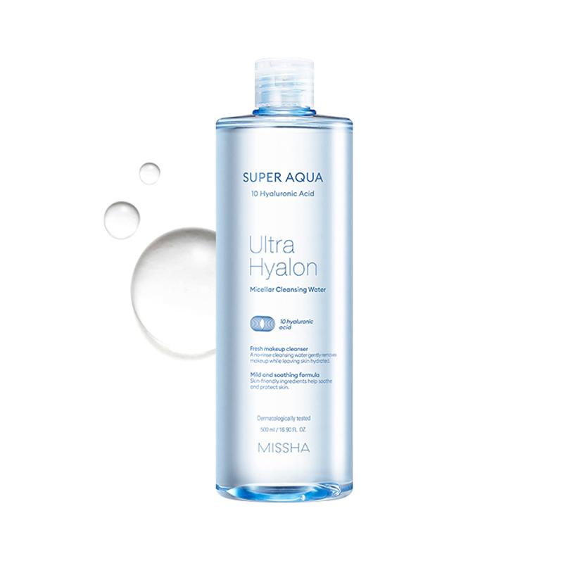 [MISSHA] Super Aqua Ultra Hyalron Micellar Cleansing Water 500ml