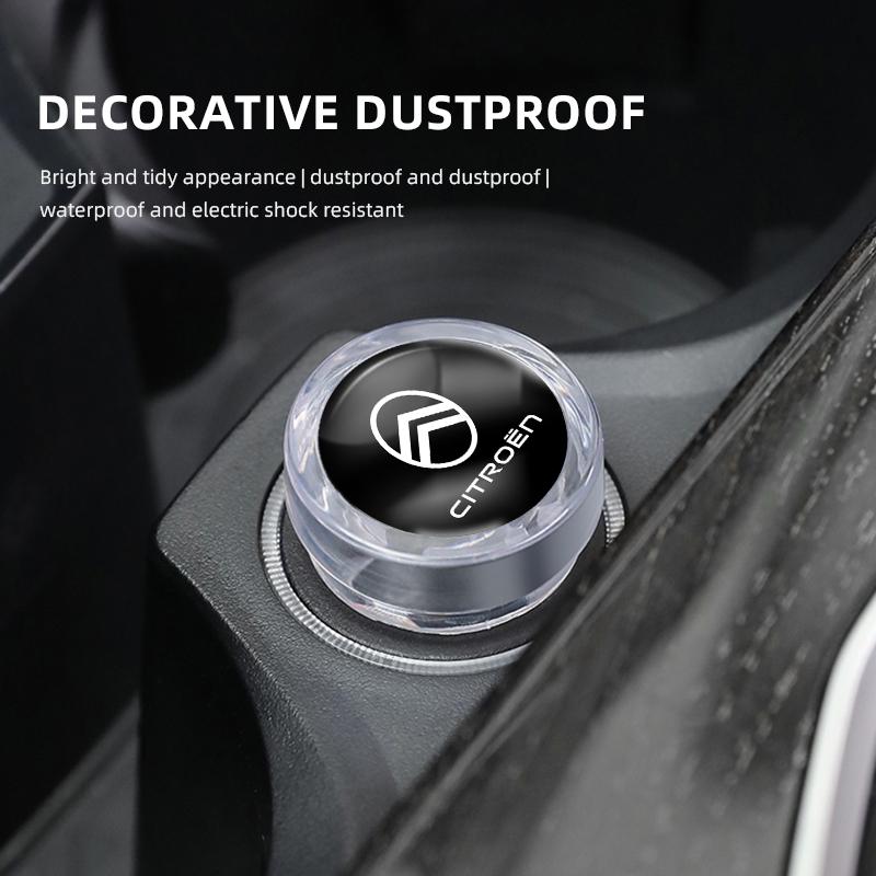 Prise allume-cigare de voiture Housse étanche Étui de protection Housse anti-poussière Pour Citroen C4 C3 C2 C1 C5 DS3 Berlingo Xsara Grand