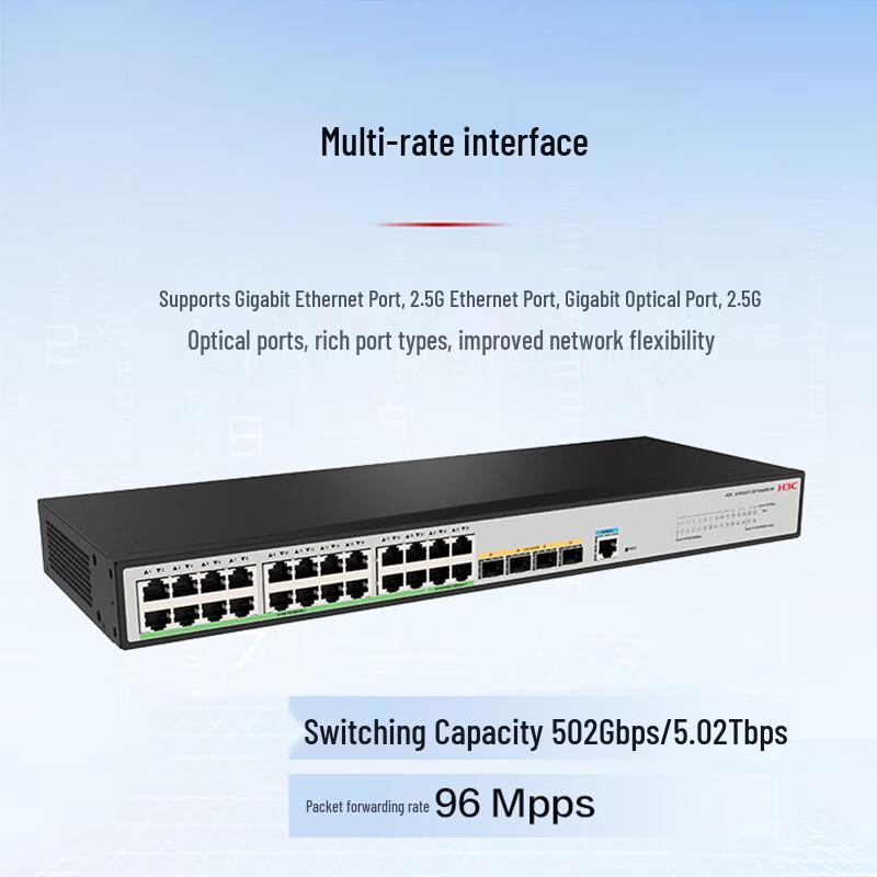 H3C S1850V3 Series 24-Port 2.5G Managed Enterprise Switch