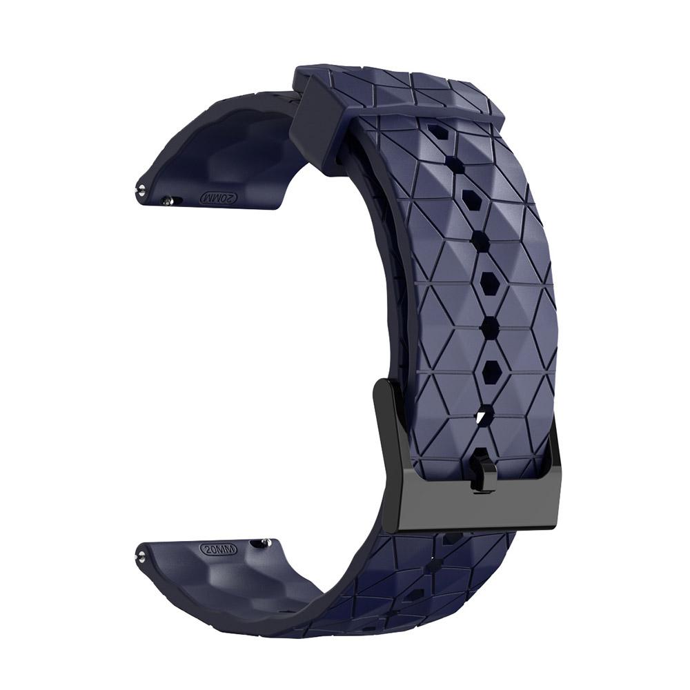 

Силиконовый ремешок 20 мм 22 мм для Samsung Galaxy Watch 5 Pro 4, классический ремешок с футбольным узором для часов Xiaomi Watch Color 2/S2/S1 22mm Universal темно-синий