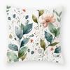 Pillowcase Classic Retro Green Plant Sofa Decoration Pillowcase Nordic Home Waist Cushion Pillowcase