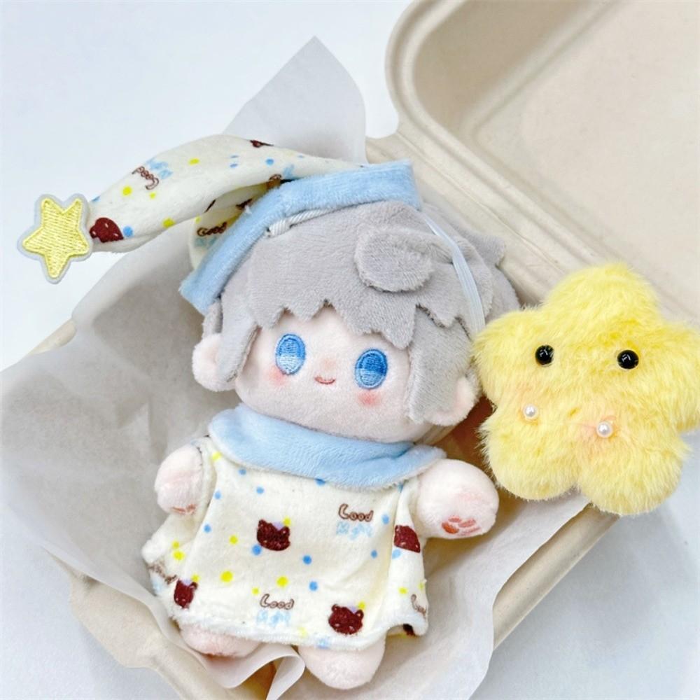1 set Sleepwear Cotton Doll's Clothes Set Hedgehog 10cm Doll Clothes  Doll Accessories