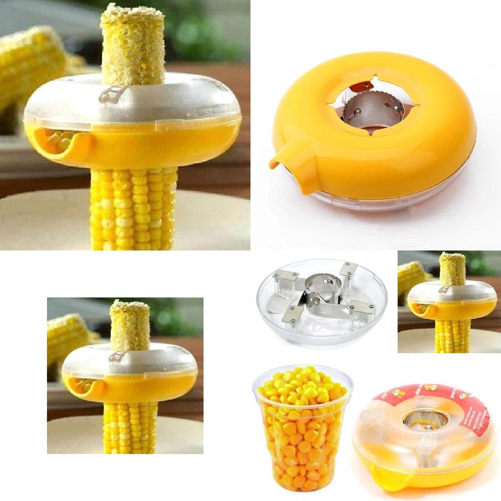Effortless Kitchen Corn Cob Kerneler Peeler Remover Cutter With Timeless Design