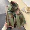 Luxury Winter Scarf Women Cashmere Warm Pashmina Brand Foulard Female Shawls Wraps Thick Soft Bufanda Poncho Scarves Stole