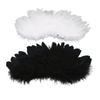 2Pcs Ball Joint Doll Feather Wings Black and White Soft Comfortable for 1 3 1 4 1 6 Dolls