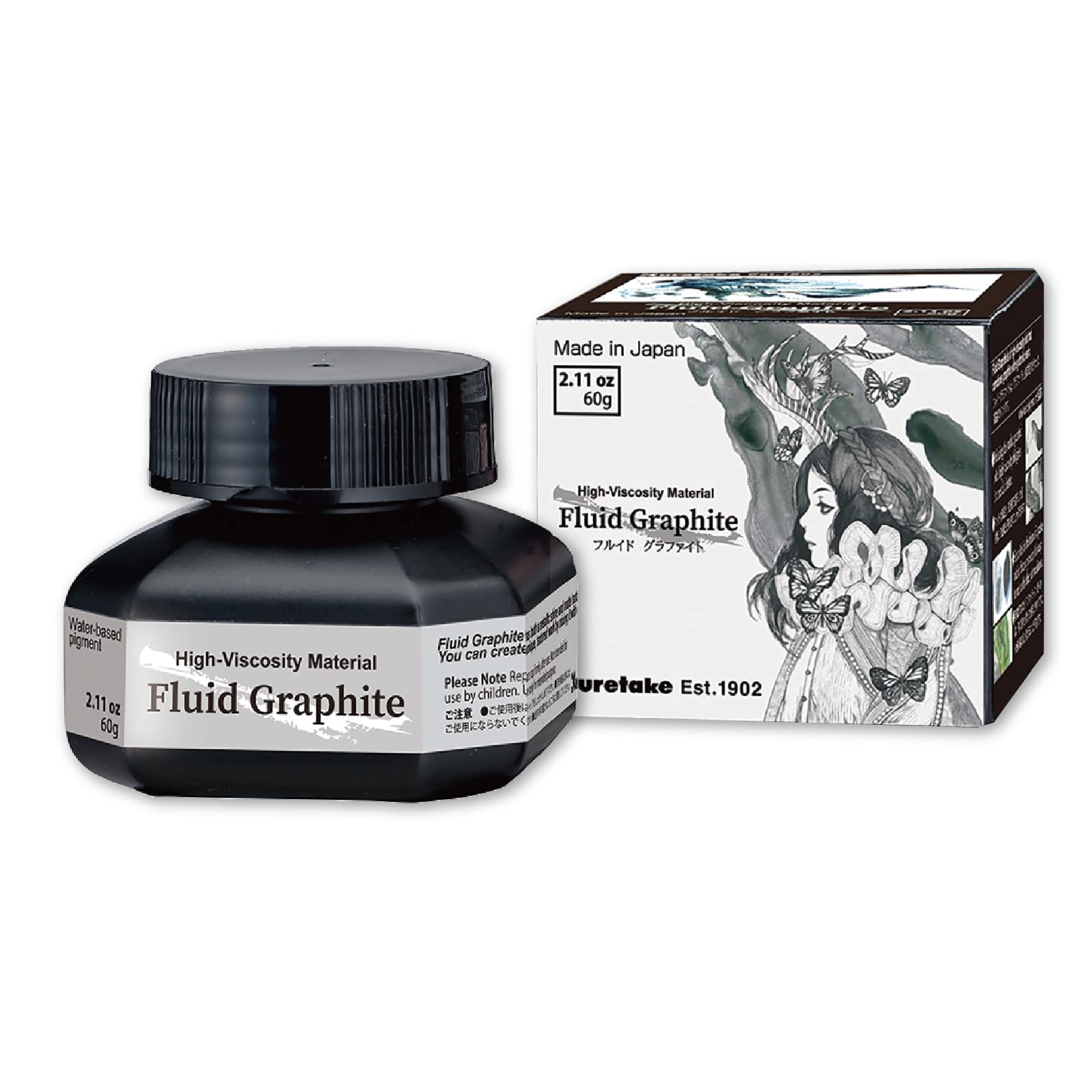 

Kuretake Ink Fluid Graphite 60g CE900-6
