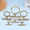 Fit 15 22 28 35 42 54MM OD Brass Pipe Clip Wall Mounted Pipe Support Bracket Clip Support Fixed Plumbing Water With Base