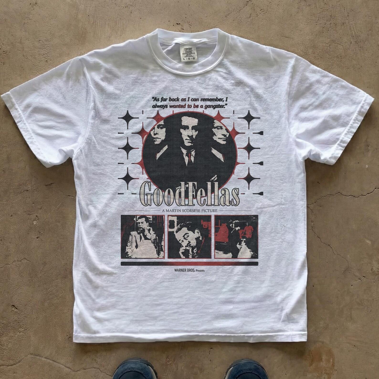 Goodfellas Movie Poster T-Shirt | Vintage Mob Film Graphic Tee | Martin Scorsese L