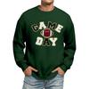Men's Oversized Long Sleeve Crewneck Sweatshirt Casual Loose