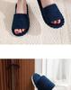Fashionable Cross-Border Open-Toe Non-Slip Slippers – Spring/Autumn Style with Flat Heels, Furry Design, and Thickened Sole for Couples