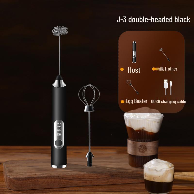 Portable Rechargeable Handheld Electric Milk Frother & Coffee Mixer