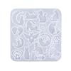 Resin Mould Jewelry Silicone Mould Animal Pendant Silicone Mold for Epoxy Resin Keychains Necklace Earring Charm Making