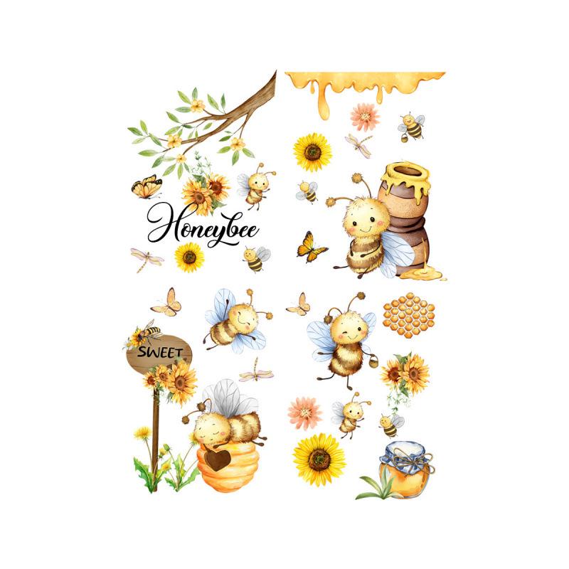 Creative Cute Bee Window Sticker for Children's Rooms & Kindergartens